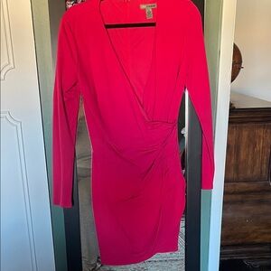 Fuchsia Long Sleeve Dress